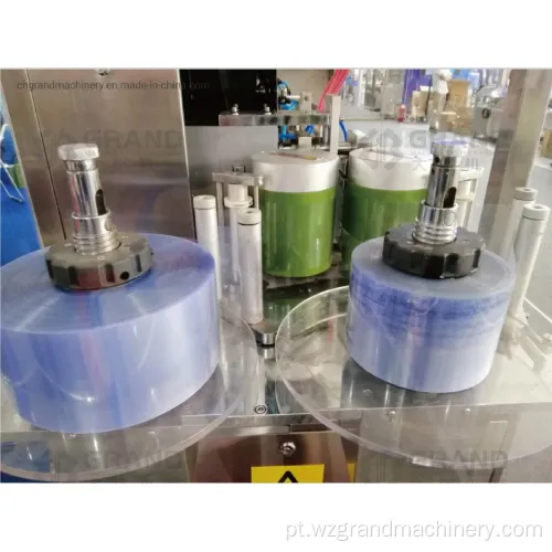 Máquina de embalagem de enchimento de ampola com máquina de rotulagem
